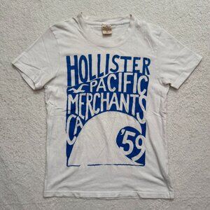 Hollister White Graphic Tee